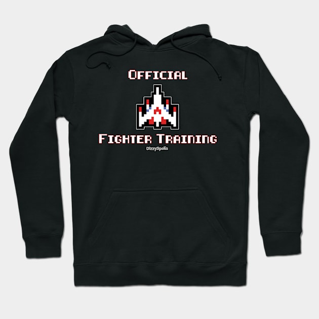 Arcade Fighter Training v2 Hoodie by DizzySpells Designs